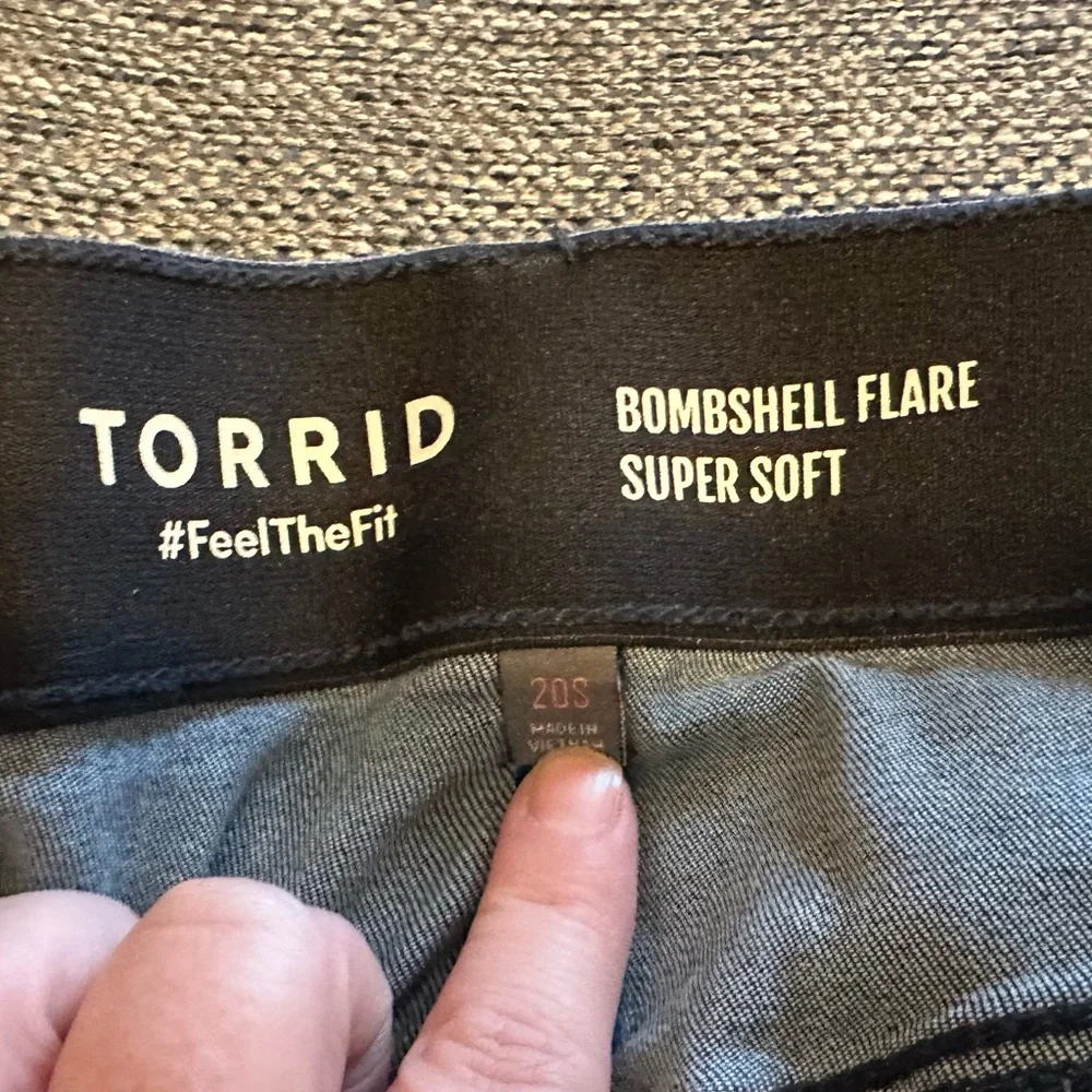 Torrid Dark Blue Flare Jeans - Picture 4 of 5